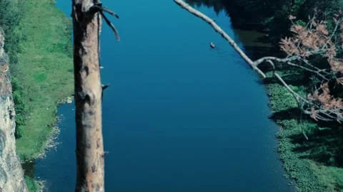 Rafting on the river Stock Footage 247966995