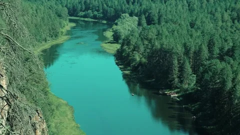 Rafting on the river Stock Footage 247967064