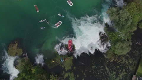 Rafting on river Una Stock Footage 147607866