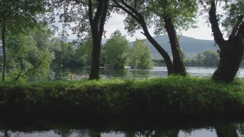 Rafting on river Una Stock Footage 147608876