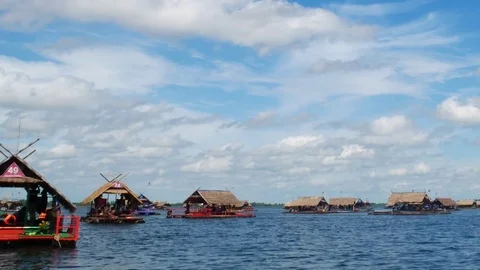 Rafting in thailand Stock Footage 79676751