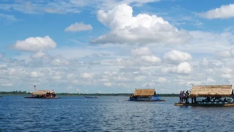 Rafting in thailand Stock Footage 79676789