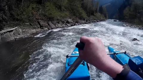 Rafting time Stock Footage 100651960