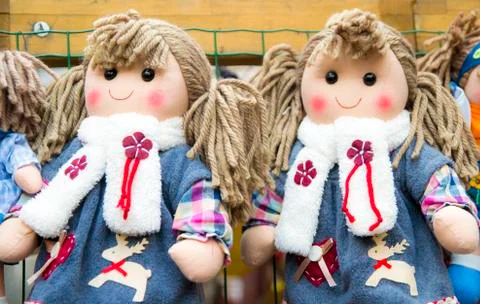 Rag dolls Stock Photos