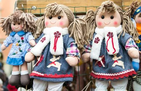 Rag dolls Stock Photos