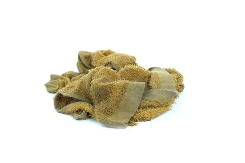 Rag on isolated white background Stock Photos