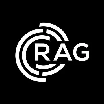 RAG letter logo design. RAG monogram initials letter logo concept. RAG letter Stock Illustration