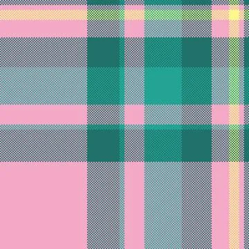 Rag textile texture tartan, micro seamless check plaid. Difficult backgroun.. Stock Illustration