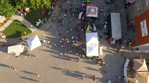 Ragbrai Aerial View Video stock 65561794