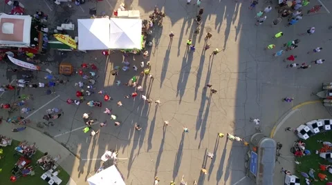 Ragbrai Aerial View Video stock 65561961