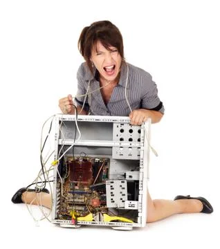 Rage against computer Stock Photos