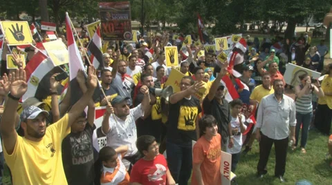 Rage for Morsi Video stock 28424075