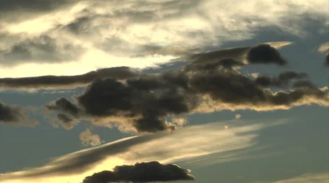 Ragged Sky Stock Footage 54758394