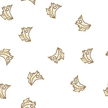 Ragged wing vector seamless pattern Illustrazione stock