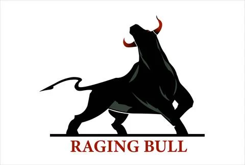 Raging bull Stock Illustration