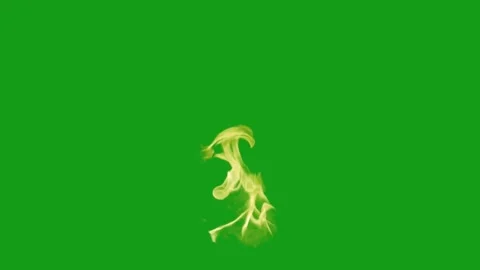 Raging fire motion graphics with green screen background Stock Footage 132622731