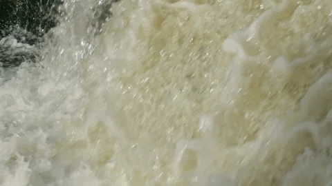 Raging Flow slow motion Stock Footage 119383277