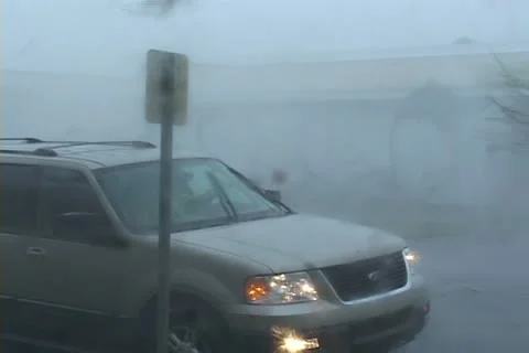 Raging Hurricane Video stock 12574678