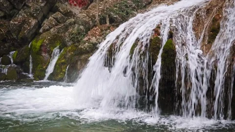 Raging Mountain river in 4k (UHD) Stock Footage 131451115
