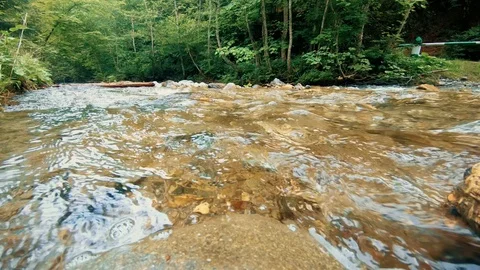 Raging mountain river Video stock 95172971