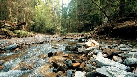 Raging mountain river Video stock 95232018