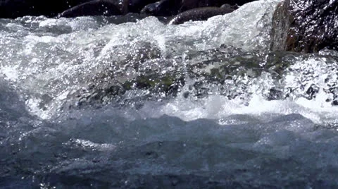 Raging Mountain river HD Stock-Footage 23683097