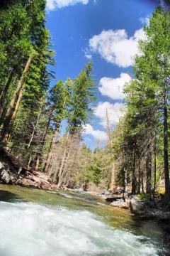 Raging river (hdr) Stock Photos