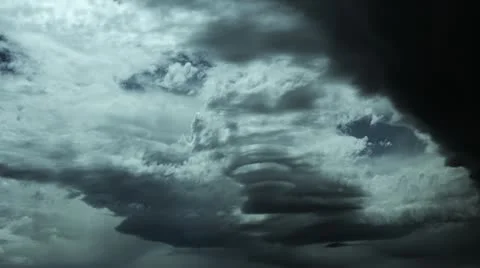 Raging Storm Clouds Forming Stock Footage 21273777