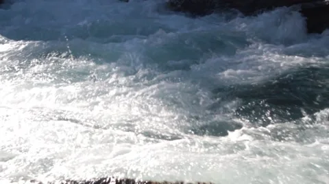 Raging waterfall detail 库存影片 40021334