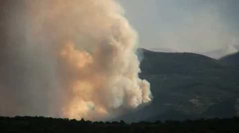 Raging Wildfire Vídeos de archivo 12578713