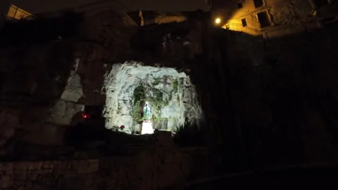 Ragusa Ibla by night 스톡 동영상 296187436