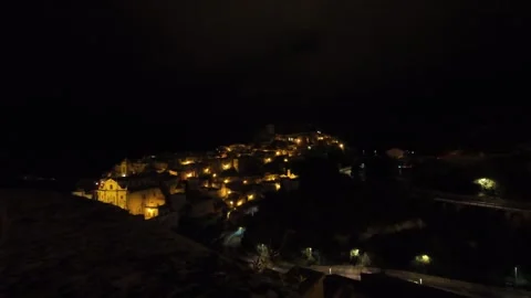 Ragusa Ibla by night 스톡 동영상 296187444
