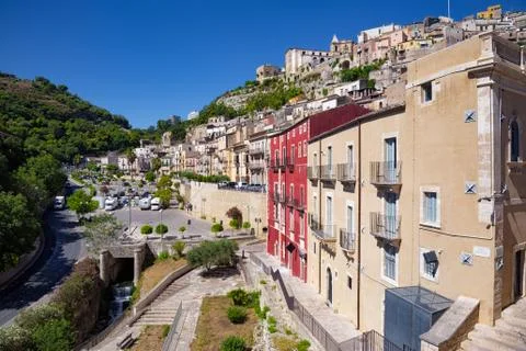RAGUSA panoramic view Stock Photos
