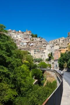 RAGUSA panoramic view Stock Photos