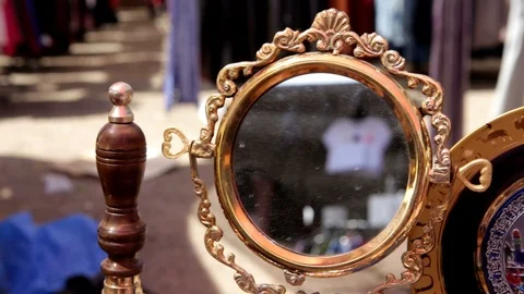 Rahat Decorated Mirror Stock Footage 102178301