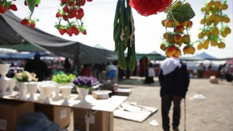 Rahat Market Stock Footage 102178324