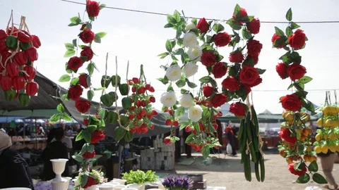Rahat Market Stock Footage 102178334