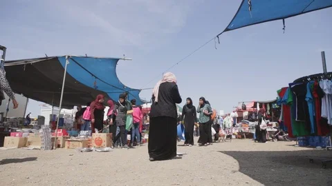 Rahat Market Stock Footage 102178344