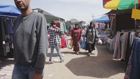 Rahat Market Stock Footage 102178369
