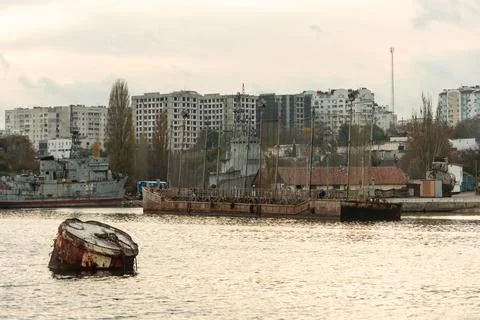Raid barrel in the bay Stock Photos