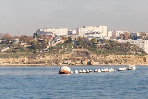 Raid barrel in the bay Stock Photos