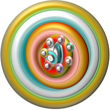 Raidal circle Stock Illustration
