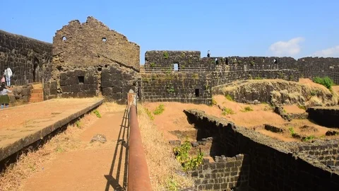 Raigad Fort Stock Footage 121495605