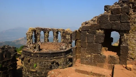 Raigad Fort Stock Footage 121495902