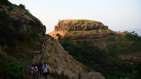 Raigad Fort Stock Footage 121584869