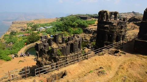Raigad Fort Stock Footage 121584887