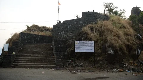 Raigad Fort Stock Footage 121585402
