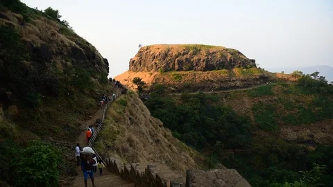 Raigad Fort Stock Footage 121585586