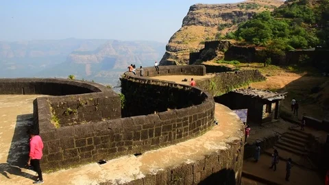 Raigad Fort Stock Footage 121585715