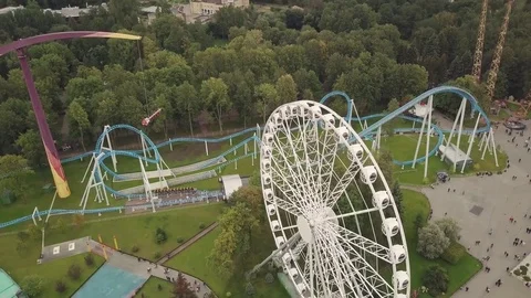 Rail coaster in Russia Stock Footage 83737446